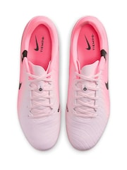 Nike Metallic Silver/Black Adults Tiempo Legend 10 Academy Multi Ground Football Boots - Image 8 of 12