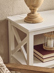 Interiors by Premier White Heritage Three Shelf Large Bookcase - Image 3 of 4