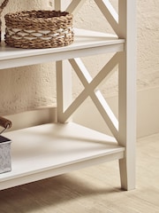 Interiors by Premier White Heritage Three Shelf Large Bookcase - Image 4 of 4