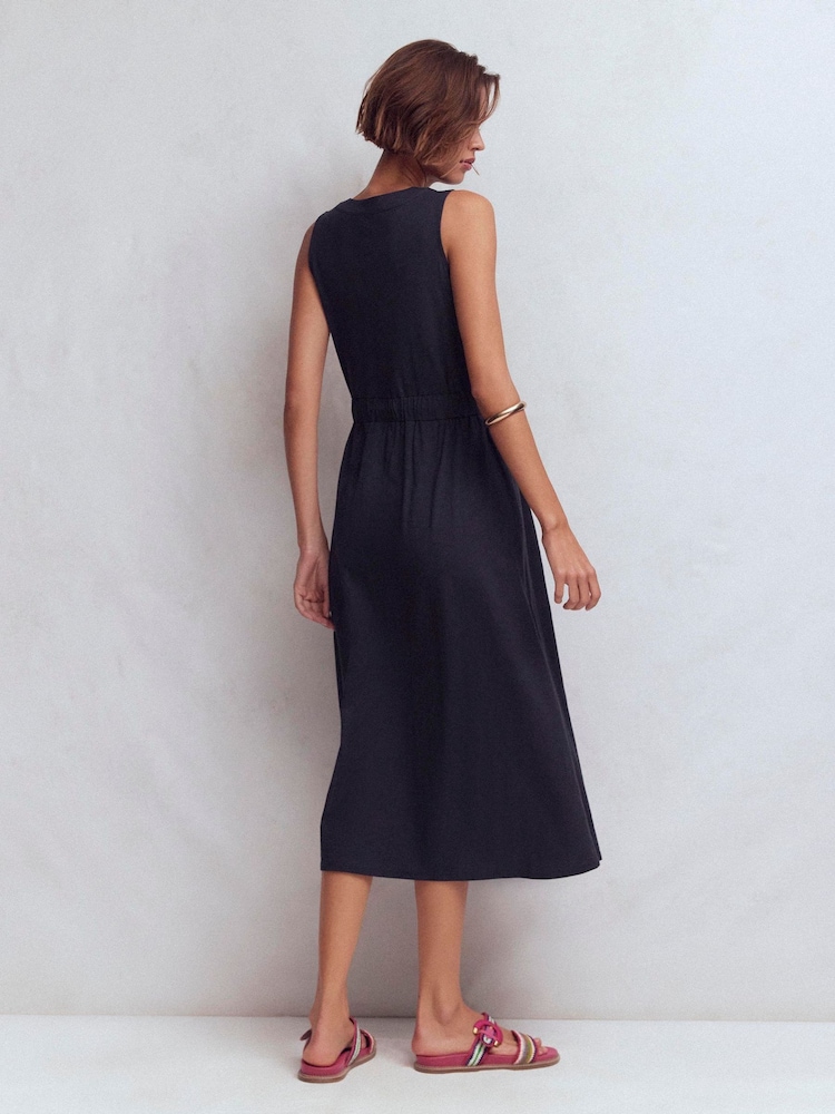 Boden Blue Delphine Midi Jersey Dress - Image 2 of 2