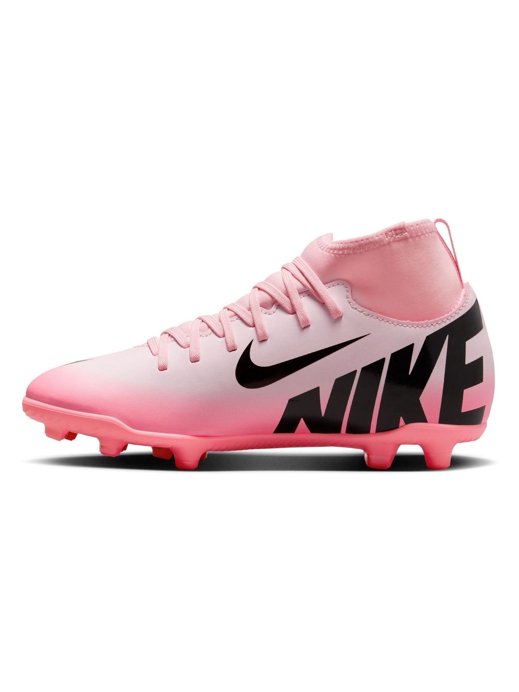 Buy Nike Pink Black Kids Mercurial Superfly 9 Club Firm Ground Football Boots from Next Luxembourg