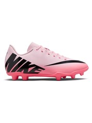 Nike Jr. Pink/Black Kids Mercurial Vapor 15 Club Firm Ground Football Boots - Image 1 of 12