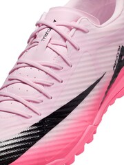 Nike Metallic Silver/Black Adults Mercurial Vapor 15 Academy Turf Football Boots - Image 9 of 11
