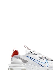Nike White React Vision Trainers - Image 1 of 10