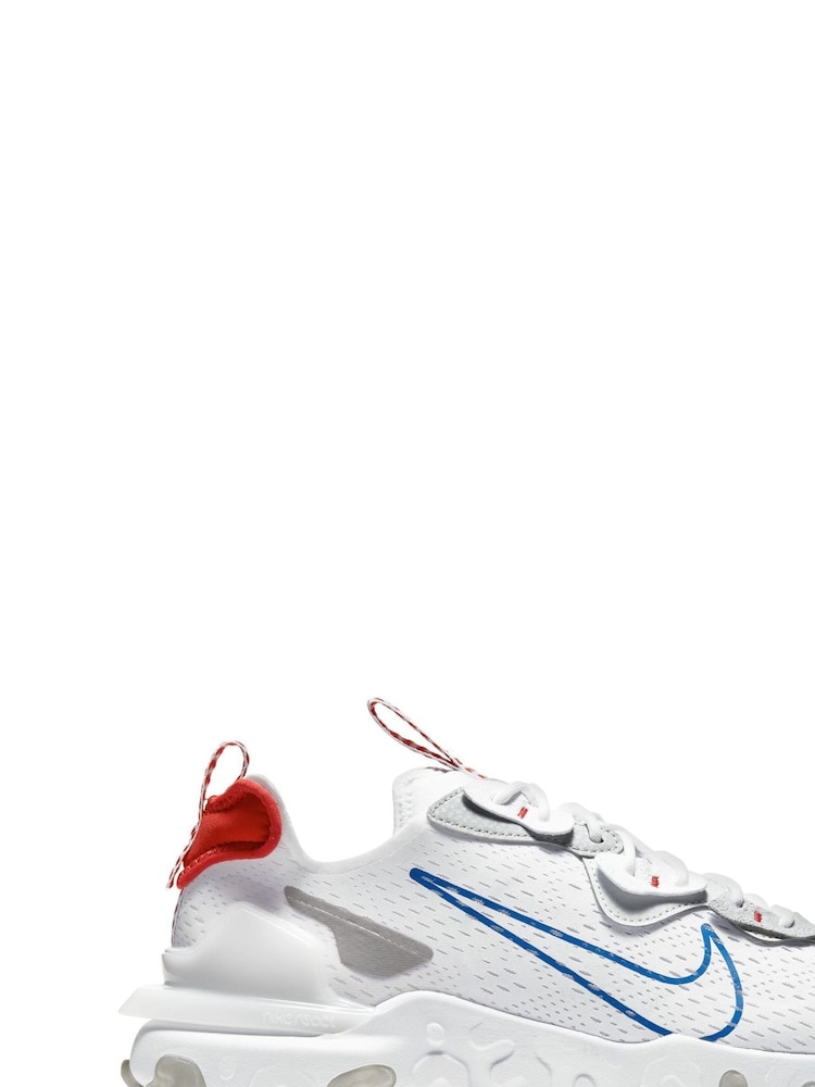 Nike White React Vision Trainers - Image 1 of 10