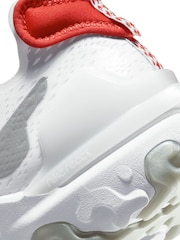 Nike White React Vision Trainers - Image 10 of 10