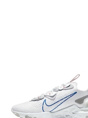 Nike White React Vision Trainers - Image 4 of 10