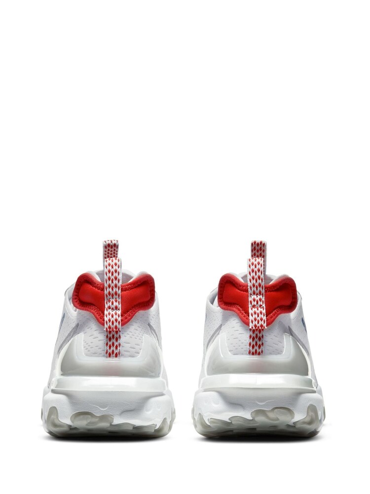 Nike White React Vision Trainers - Image 6 of 10