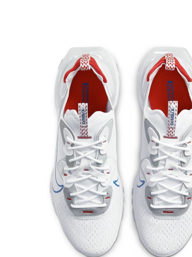 Nike White React Vision Trainers - Image 7 of 10