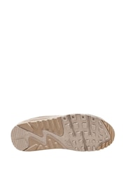 Nike Cream/Pink Air Max 90 Shoes - Image 5 of 10
