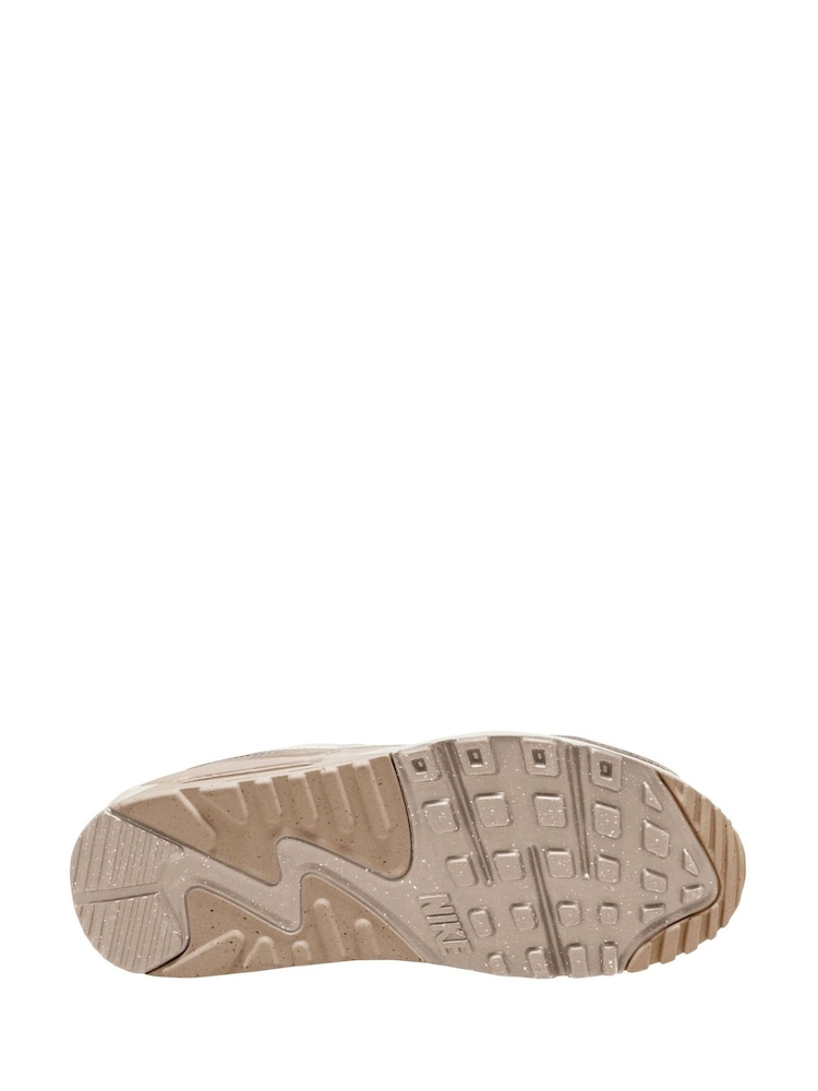 Nike Cream/Pink Air Max 90 Shoes - Image 5 of 10