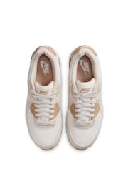 Nike Cream/Pink Air Max 90 Shoes - Image 6 of 10