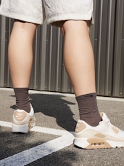 Nike Cream/Pink Air Max 90 Shoes - Image 9 of 10