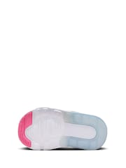 Nike White/Pink Infant Air Max 270 Trainers - Image 7 of 9