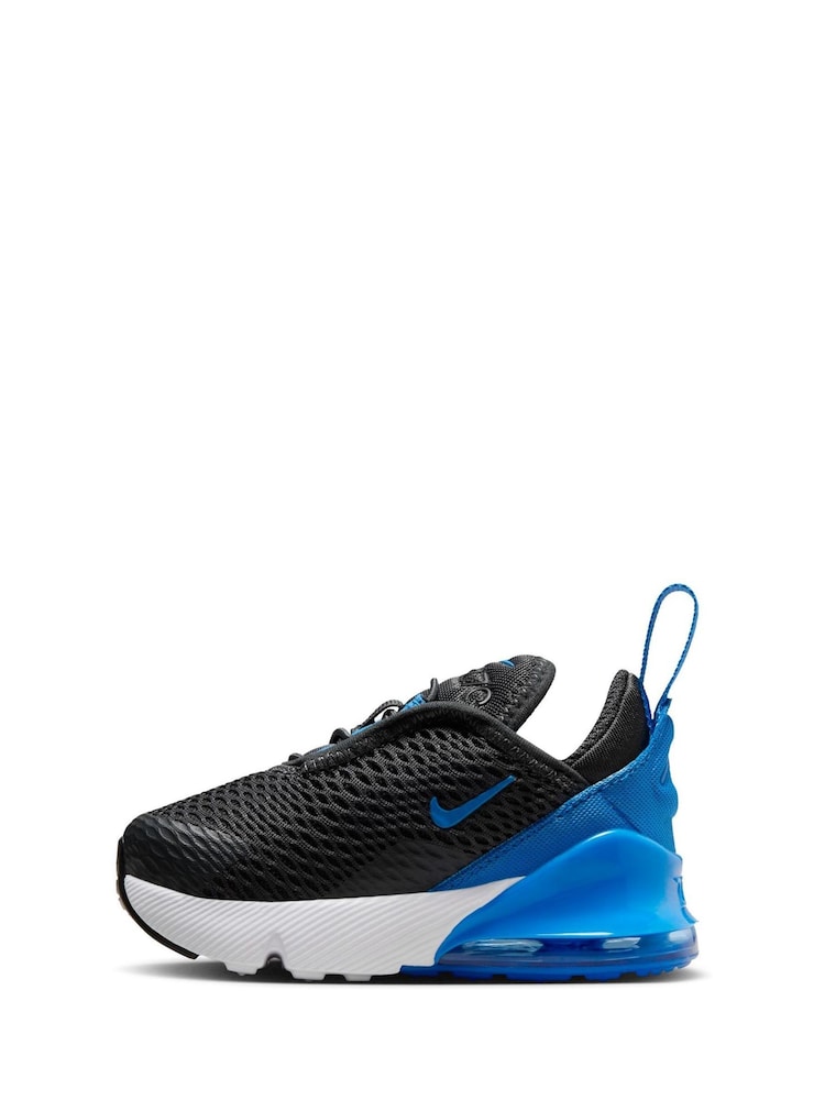 Czarny/niebieski - Niemowlęce buty sportowe Nike Air Max 270 - Image 4 of 9