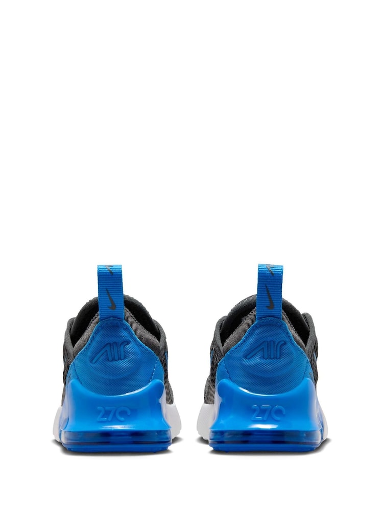 Czarny/niebieski - Niemowlęce buty sportowe Nike Air Max 270 - Image 5 of 9