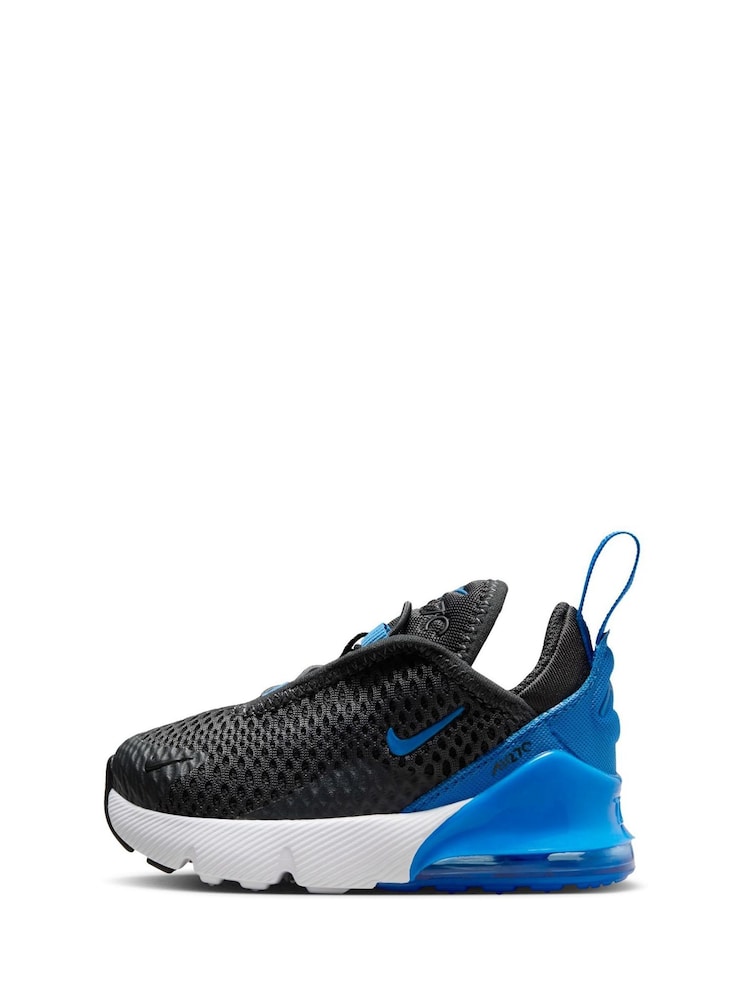 Czarny/niebieski - Niemowlęce buty sportowe Nike Air Max 270 - Image 6 of 9