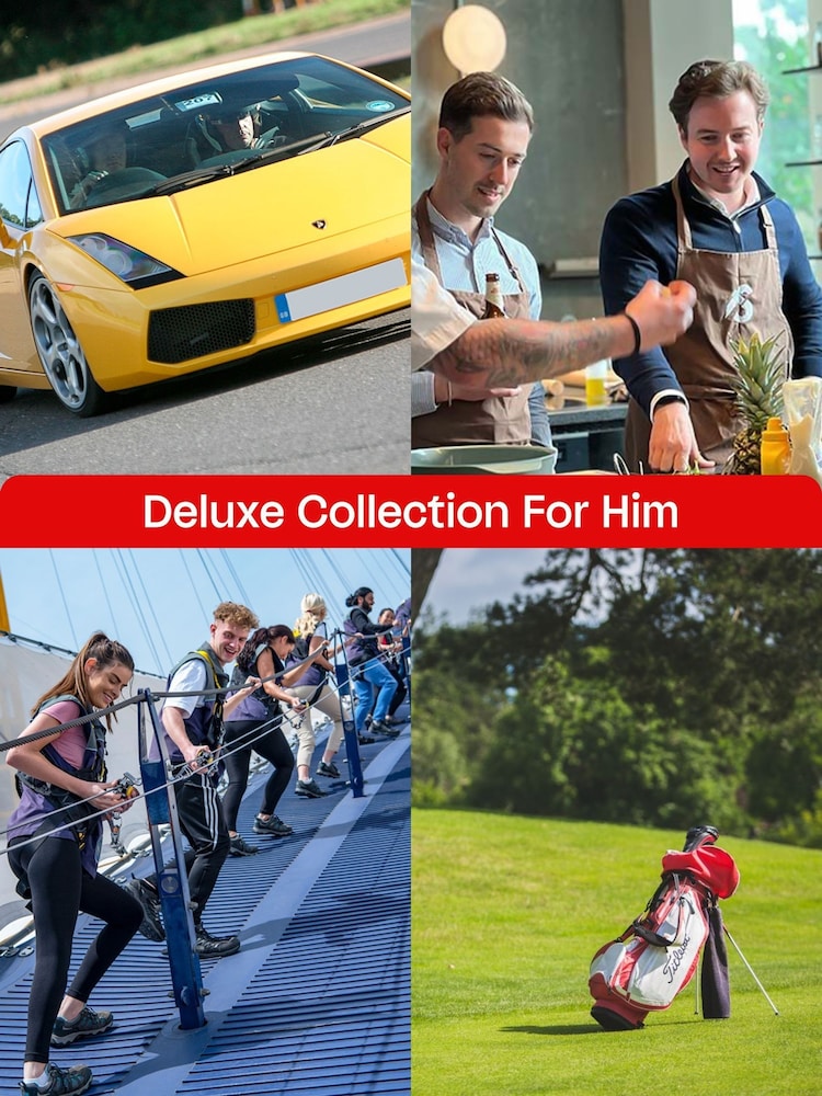 Virgin Experience Days Deluxe Collection for Him Gift Experiences - Image 1 of 1 Virgin Experience Days Deluxe Collection for Him Gift Experiences - Image 1 of 1