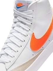 Белая оранги - Детские кроссовки Nike Blazer 77 - Изображение 8 из 8