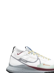 Nike White/Black React Pegasus Trail 4 Gore-Tex Running Trainers - Image 1 of 13