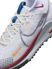 Nike White/Black React Pegasus Trail 4 Gore-Tex Running Trainers - Image 11 of 13