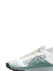 Nike White/Black React Pegasus Trail 4 Gore-Tex Running Trainers - Image 5 of 13