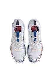 Nike White/Black React Pegasus Trail 4 Gore-Tex Running Trainers - Image 8 of 13