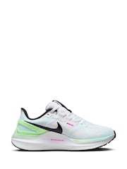 Nike White Air Zoom Structure 25 Running Trainers - Image 3 of 11