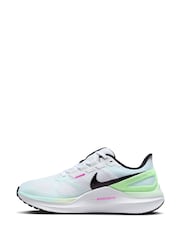 Nike White Air Zoom Structure 25 Running Trainers - Image 9 of 11