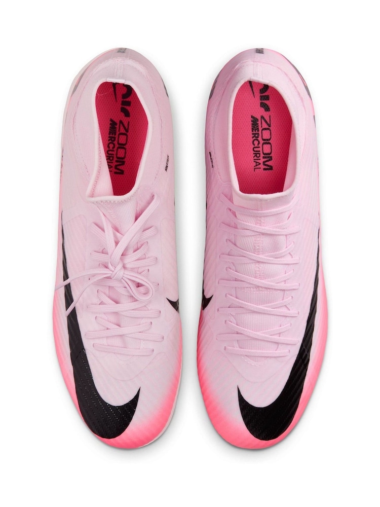Металлик серебристый/черный - Nike Футбольные ботинки для взрослых Zoom Mercurial Superfly 9 Multi Ground - Image 12 of 12