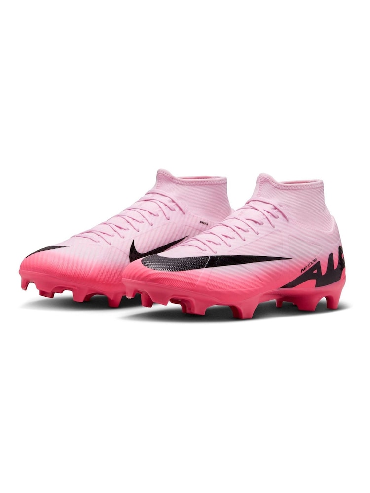 Металлик серебристый/черный - Nike Футбольные ботинки для взрослых Zoom Mercurial Superfly 9 Multi Ground - Image 2 of 12