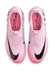 Розовый/Черный - детские футбольные ботинки Nike Zoom Mercurial Superfly 9 Firm Ground - Image 10 of 10