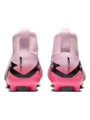 Розовый/Черный - детские футбольные ботинки Nike Zoom Mercurial Superfly 9 Firm Ground - Image 4 of 10