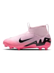 Розовый/Черный - детские футбольные ботинки Nike Zoom Mercurial Superfly 9 Firm Ground - Image 5 of 10