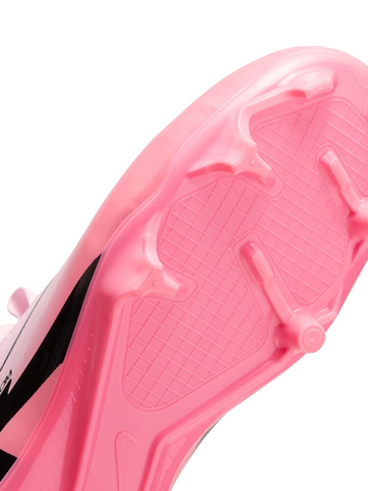 Buy Nike Pink/Black Kids Zoom Mercurial Superfly Firm Ground