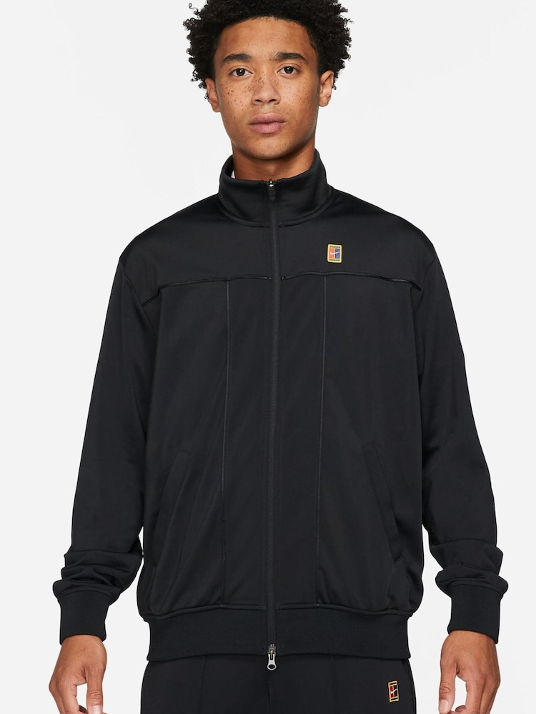 Nike Black Court Tennis Jacket - Image 1 of 6
