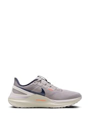 Nike Grey/Blue Structure 25 Road Running Trainers - Image 3 of 13