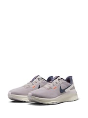 Nike Grey/Blue Structure 25 Road Running Trainers - Image 7 of 13