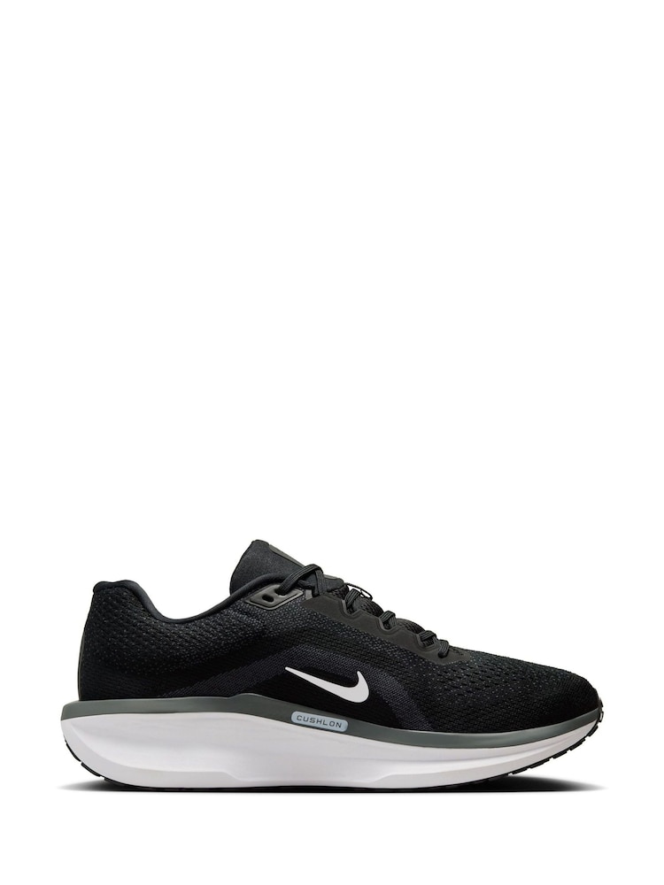Nike Black/White Winflo 11 Road Running Trainers - Image 5 of 13