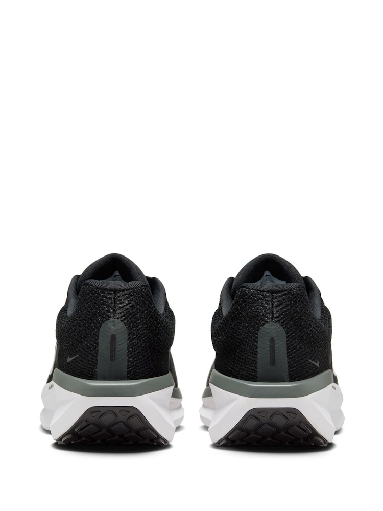 Nike Black/White Winflo 11 Road Running Trainers - Image 9 of 13