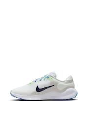 Nike White/Multi Youth Revolution 7 Trainers - Image 4 of 11