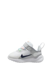 Nike White/Multi Infant Revolution 7 Trainers - Image 4 of 11