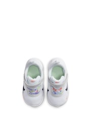 Nike White/Multi Infant Revolution 7 Trainers - Image 7 of 11