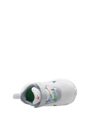 Nike White/Multi Infant Revolution 7 Trainers - Image 8 of 11