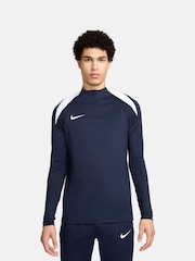 Nike Obisidian Navy Dri-FIT Strike Quarter Zip Training Top - Image 1 of 6