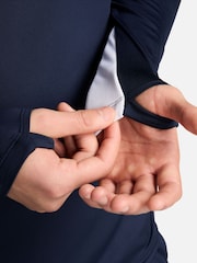 Nike Obisidian Navy Dri-FIT Strike Quarter Zip Training Top - Image 6 of 6