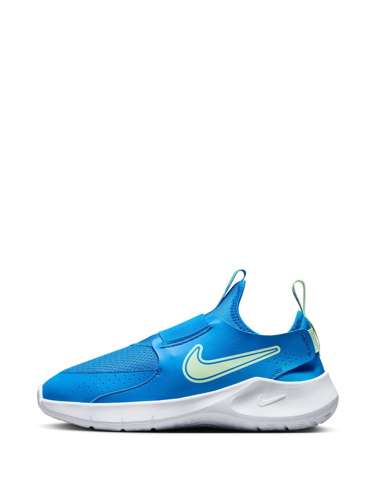 Nike Blue Youth Flex Runner 3 Trainers - Image 2 of 12