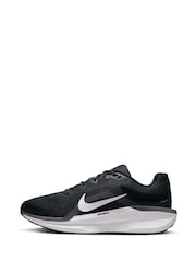Nike Black/White Winflo 11 Road Running Trainers - Image 2 of 11