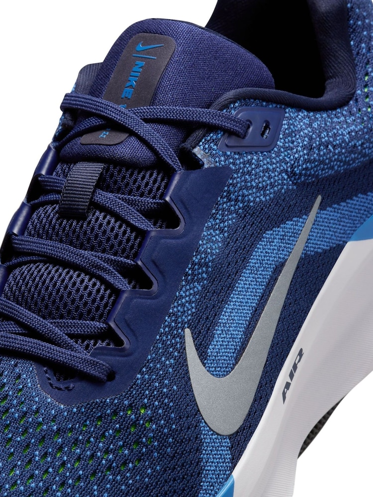 Nike Blue Winflo 11 Road Running Trainers - Image 9 of 10