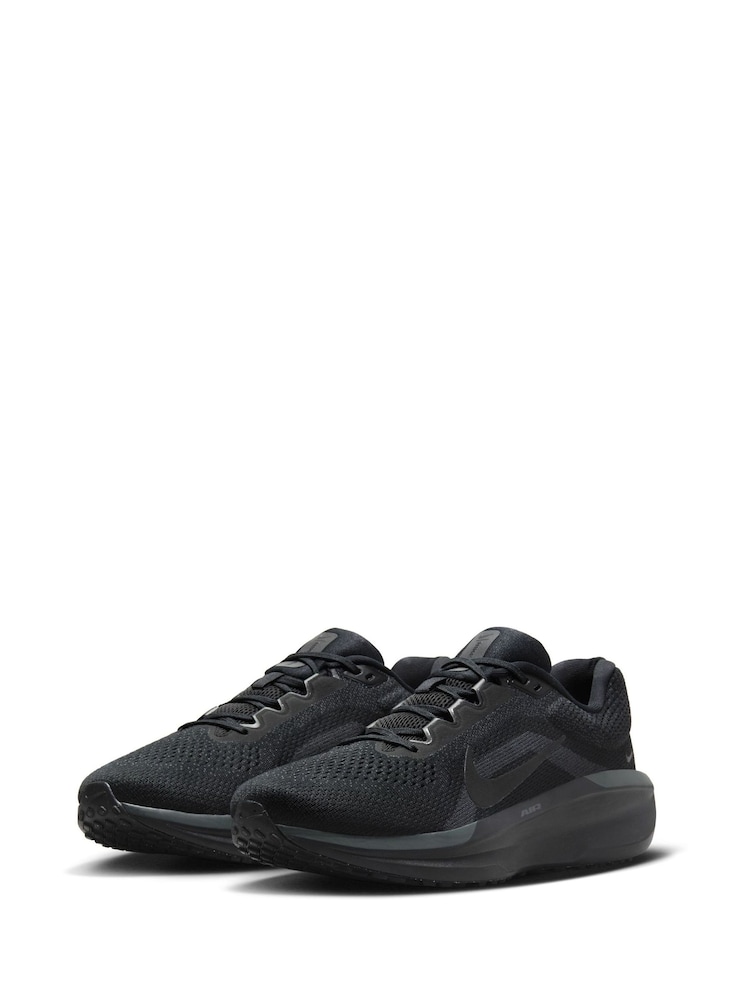 Nike Black Winflo 11 Road Running Trainers - Image 9 of 13